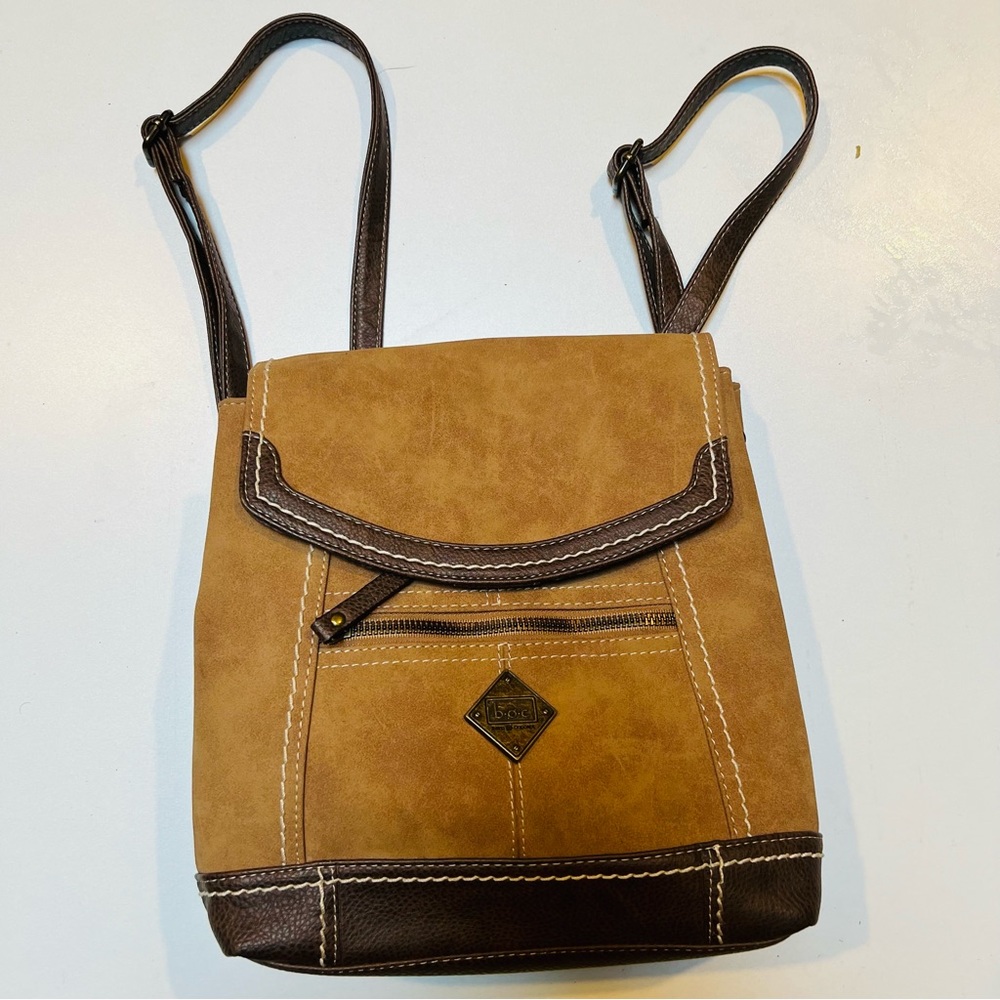 BØC women’s Faux Leather Backpack. Medium sz.  Adjustable straps